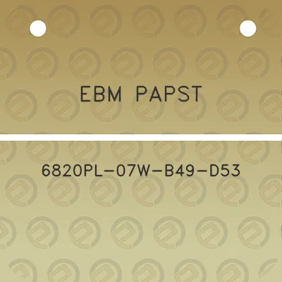 ebm-papst-6820pl-07w-b49-d53