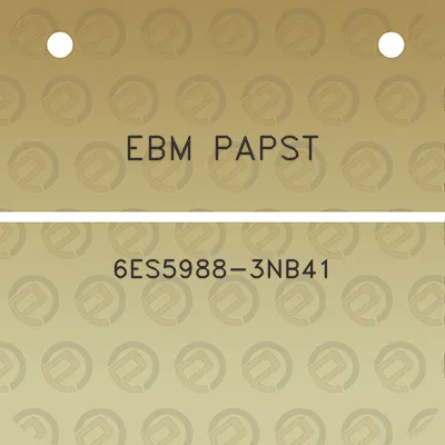 ebm-papst-6es5988-3nb41