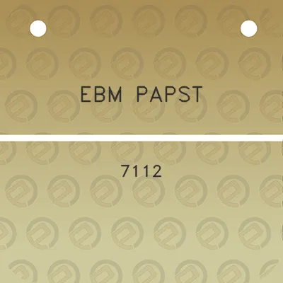 ebm-papst-7112