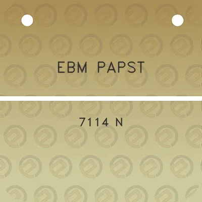 ebm-papst-7114-n