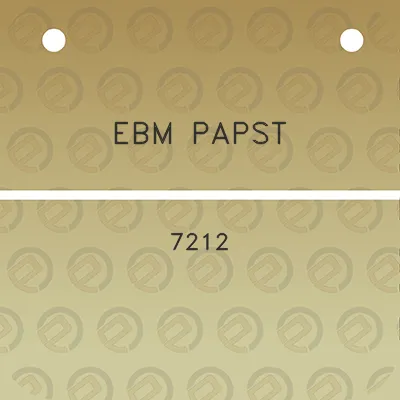 ebm-papst-7212