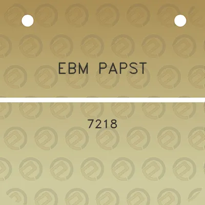 ebm-papst-7218