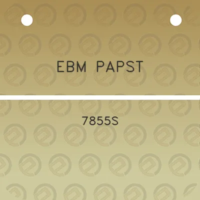 ebm-papst-7855s