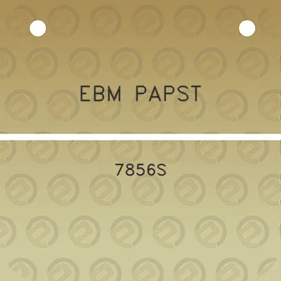 ebm-papst-7856s