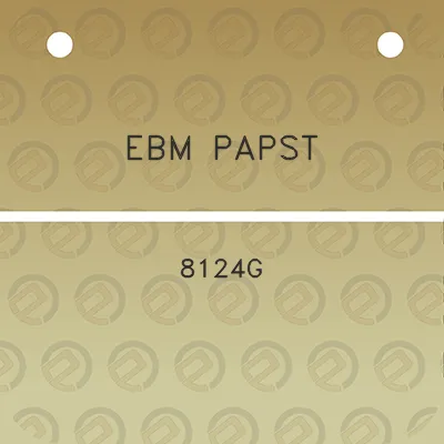 ebm-papst-8124g