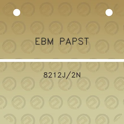 ebm-papst-8212j2n