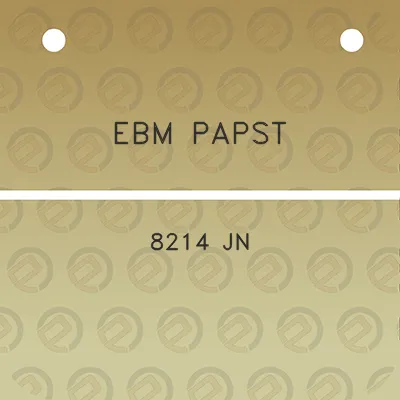 ebm-papst-8214-jn