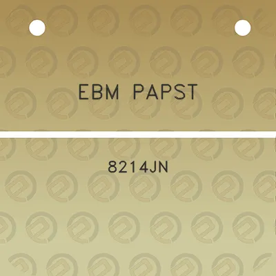 ebm-papst-8214jn