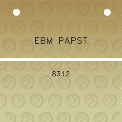 ebm-papst-8312