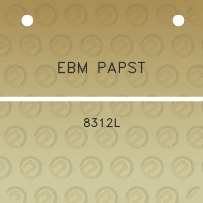 ebm-papst-8312l