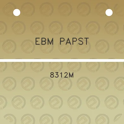 ebm-papst-8312m