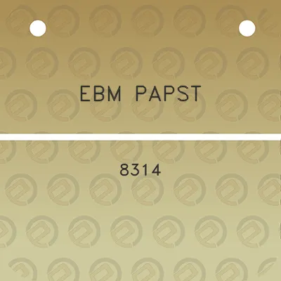 ebm-papst-8314