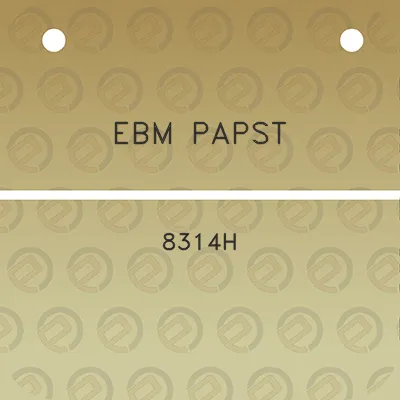 ebm-papst-8314h