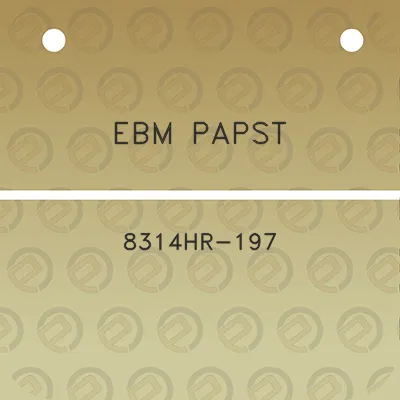 ebm-papst-8314hr-197