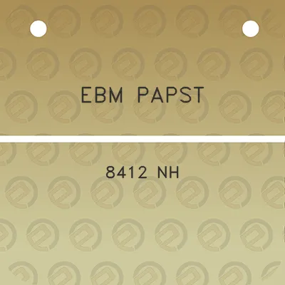 ebm-papst-8412-nh