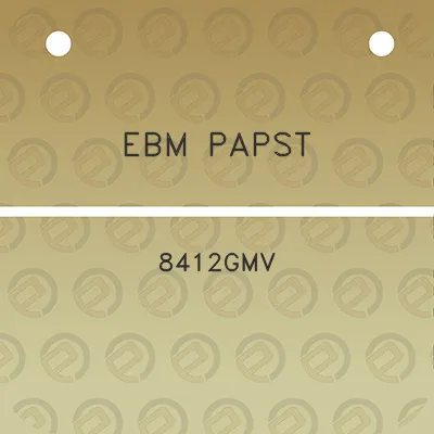 ebm-papst-8412gmv