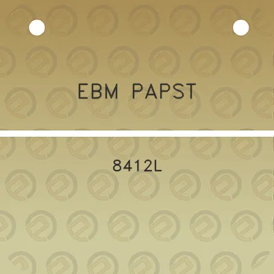 ebm-papst-8412l