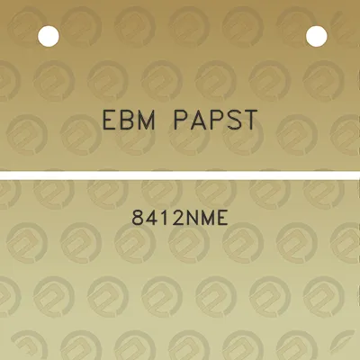 ebm-papst-8412nme