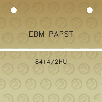 ebm-papst-84142hu