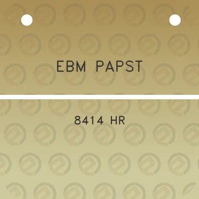 ebm-papst-8414-hr