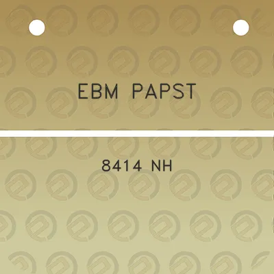 ebm-papst-8414-nh