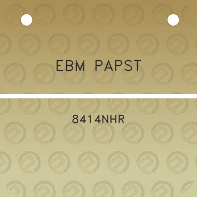 ebm-papst-8414nhr