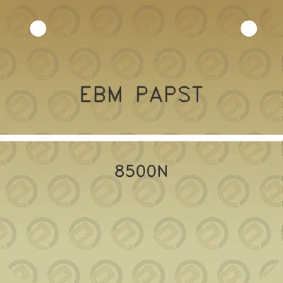 ebm-papst-8500n