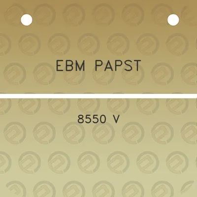 ebm-papst-8550-v