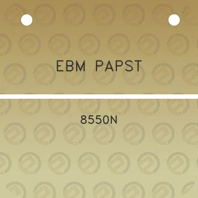 ebm-papst-8550n