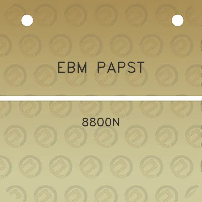 ebm-papst-8800n