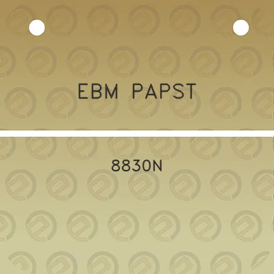 ebm-papst-8830n