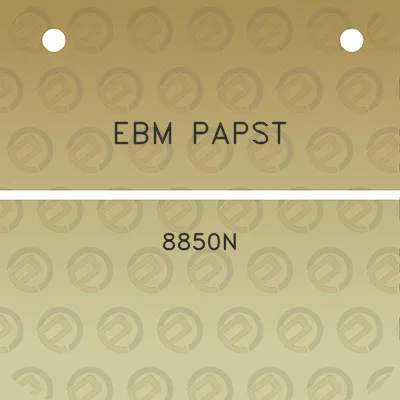 ebm-papst-8850n