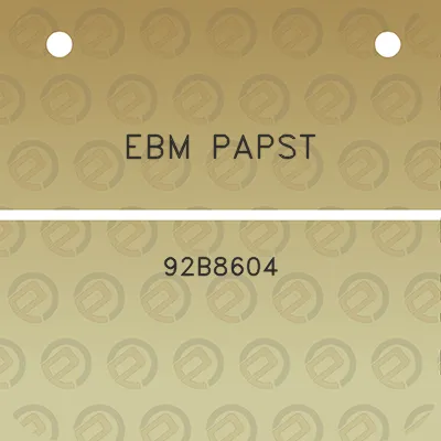 ebm-papst-92b8604