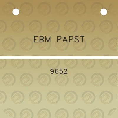 ebm-papst-9652