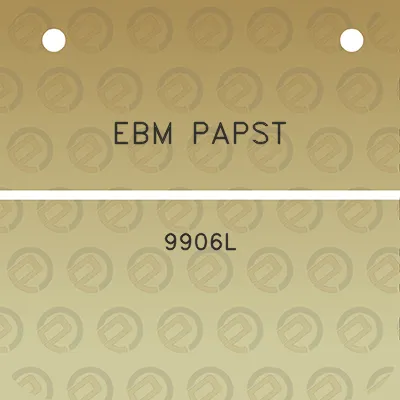 ebm-papst-9906l