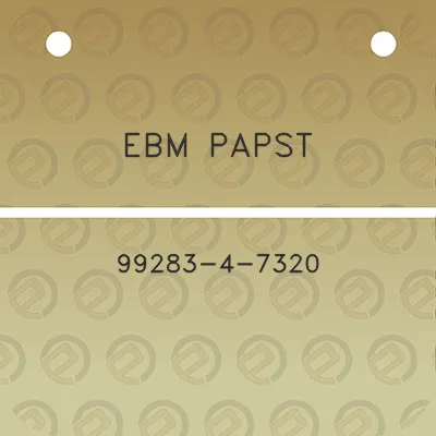 ebm-papst-99283-4-7320