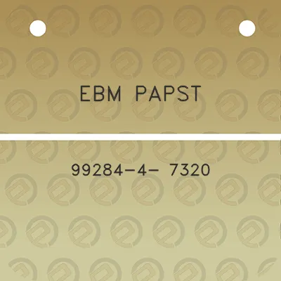 ebm-papst-99284-4-7320