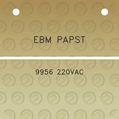 ebm-papst-9956-220vac