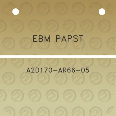 ebm-papst-a2d170-ar66-05