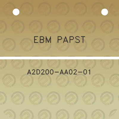 ebm-papst-a2d200-aa02-01