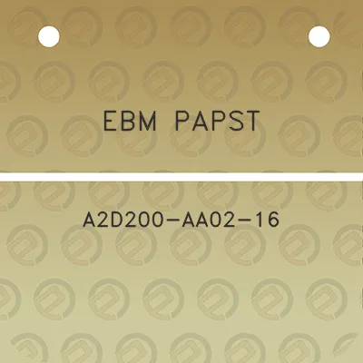 ebm-papst-a2d200-aa02-16