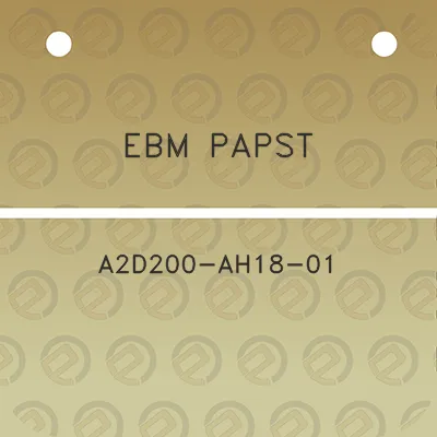 ebm-papst-a2d200-ah18-01