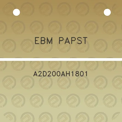 ebm-papst-a2d200ah1801