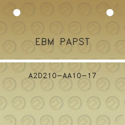 ebm-papst-a2d210-aa10-17