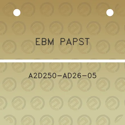 ebm-papst-a2d250-ad26-05