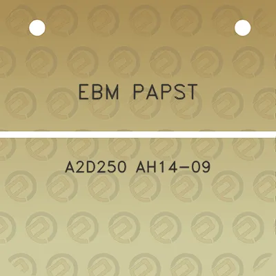 ebm-papst-a2d250-ah14-09