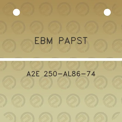 ebm-papst-a2e-250-al86-74