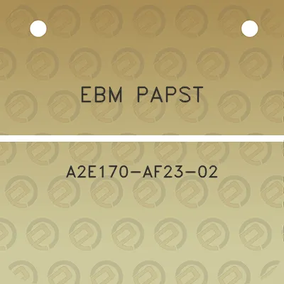 ebm-papst-a2e170-af23-02