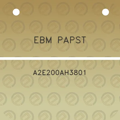 ebm-papst-a2e200ah3801