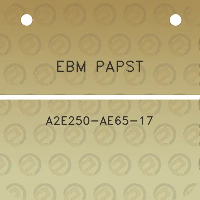 ebm-papst-a2e250-ae65-17